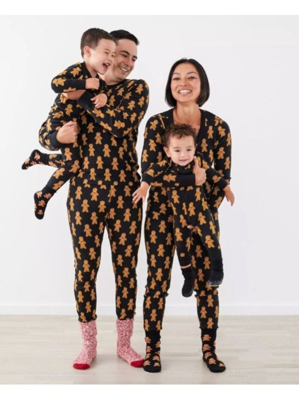 Hanna Andersson Kids' Unisex Gingerbread Pajama Set, Size 12